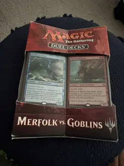 Magic The Gathering Duel Decks: Merfolk vs. Goblins Box Set Factory Sealed - Image 1