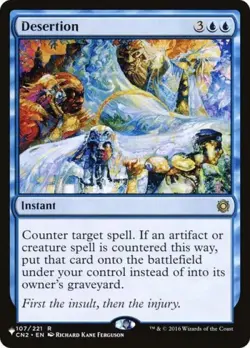 Desertion - Near Mint MTG The List - Image 1
