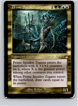 Magic the Gathering HP Prime Speaker Zegana (Retro Frame) Ravnica Remastered MTG - Image 1