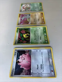 Pokemon EX Unseen Forces Stamped Reverse Holo Lot Clefairy Sunkern Onix Yanma - Image 3