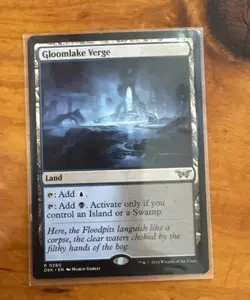 Gloomlake Verge Duskmourn: House of Horror Regular Rare Land - Image 1
