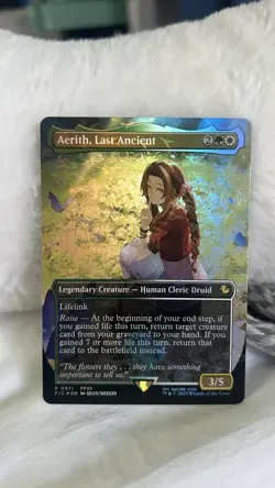 Aerith, Last Ancient Borderless Chocobo Track Foil Commander: Final Fantasy Foil - Image 1