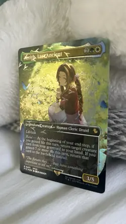 Aerith, Last Ancient Borderless Chocobo Track Foil Commander: Final Fantasy Foil - Image 2