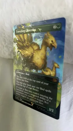 Traveling Chocobo 0568 Promo Final Fantasy MTG Magic English CHOCOBO TRACK FOIL - Image 3