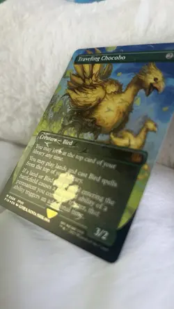 Traveling Chocobo 0568 Promo Final Fantasy MTG Magic English CHOCOBO TRACK FOIL - Image 4