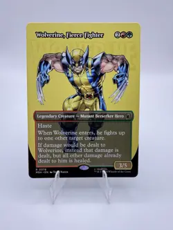 MTG: Wolverine, Fierce Fighter - R 0378 (Marvel Super Heroes 2026) Borderless NM - Image 1