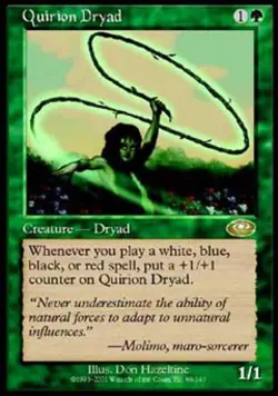 Quirion Dryad - Heavy Play MTG Planeshift - Image 1