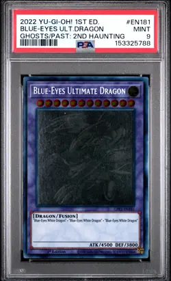 2022 1ST EDITION #EN181 BLUE-EYES ULTIMATE DRAGON PSA 9 - Image 1
