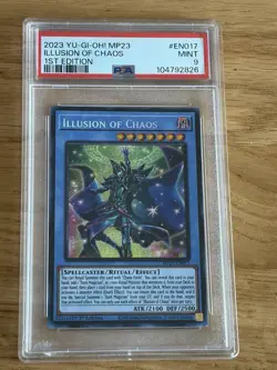 Yu-Gi-Oh! TCG Illusion Of Chaos PSA 9 MP23 - Image 1