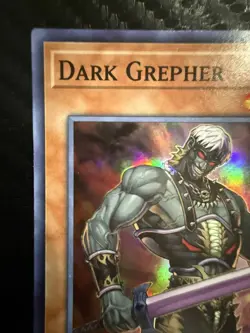 Yu-Gi-Oh Dark Grepher Dark Saviors (DASA) Super Rare DARK Warrior/Effect Monster - Image 2