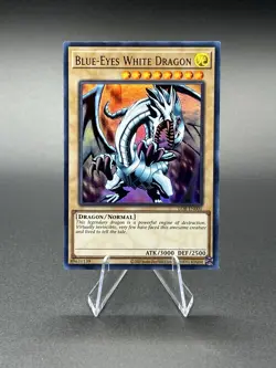 Mint Yugioh Blue-Eyes White Dragon Ultra Rare LOB-EN001 (25th Anniversary) - Image 1