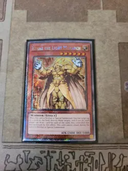 YUGIOH KURAZ THE LIGHT MONARCH RA04-EN133 PLATINUM RARE 1ST ED NM - Image 1
