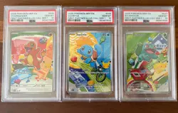PSA 10 Pokemon First Partner Illustration Collection Series 1 Set - Image 1