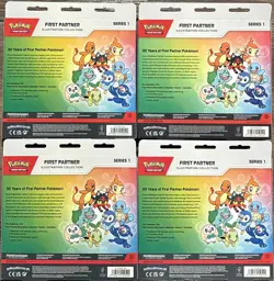 Pokemon First Partner Illustration Collection Series 1 lot 4 Box Lot Sealed - Image 2