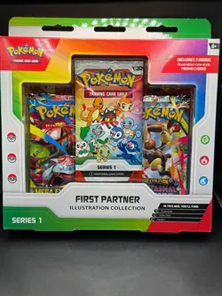 POKEMON FIRST PARTNER ILLUSTRATION COLLECTION SERIES 1 BOX NEW - Image 1