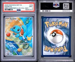 2026 POKEMON FIRST PARTNER ILLUSTRATION COLLECTION SERIES 1 SQUIRTLE PSA 9 - Image 3
