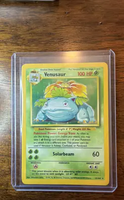 Pokemon TCG Venusaur Base Set 15/102 Holo 1999-2000 Wizards Base Set Holo Rare - Image 1