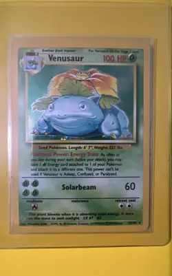 Pokemon TCG Venusaur Base Set 15/102 Holo 1999-2000 Wizards Base Set... - Image 1