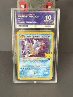 Pokemon TCG Classic Collection Dark Gyarados Holo Celebrations Graded Ace 10 - Image 1