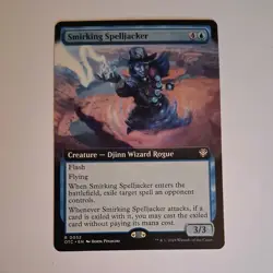 1x Smirking Spelljacker ~ Extended Art NM-Mint, English Commander: Outlaws - Image 1