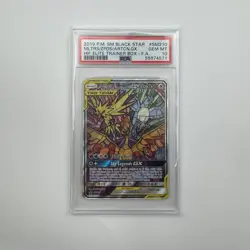 Pokemon Moltres Zapdos Articuno GX Hidden Fates Black Star Promo SM210 PSA 10 - Image 1