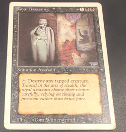 Wizards of the Coast Royal Assassin MTG Revised Black Rare Regular ENG - Image 1
