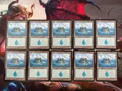 MTG Island (A) – Portal Card # 200 x18 Light Play-MP - Image 3