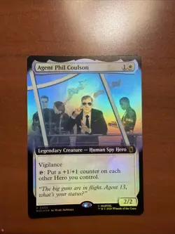 Agent Phil Coulson Regular FOIL MSH 4 MTG Marvel Super Heroes NM - Image 1