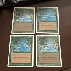 Magic: The Gathering Stream of Life x4 Revised Edition Sorcery White, English - Image 1