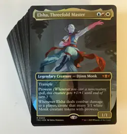 MTG Magic The Gathering Elsha, Threefold Master Budget 100 Card Commander Deck - Image 1