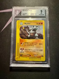 Pokemon Rhydon #H27 Holo Skyridge 2003 English BGS 9 - Image 1