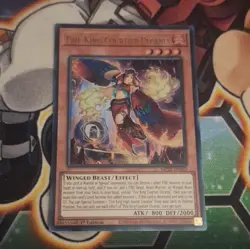 Konami Yu-Gi-Oh! Fire King Courtier Ulcanix Ultra rare MP25-EN262 1st Ed - Image 1