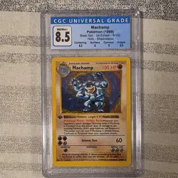 Shadowless Machamp 8/102 Deck Exclusives Holo 1st Edition Base Set 1999 - Image 1