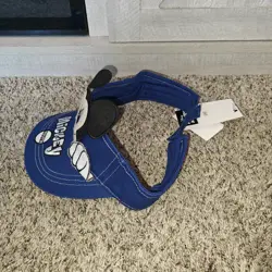 NWT Disney Mickey Mouse Blue Peeking Sun Visor with Ears Unisex - Image 2