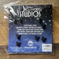 Disney Hollywood Studios Booster Pin Set Tower of Terror Rock n Roller Coaster - Image 2