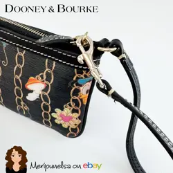 Dooney & Burke Disney Disney Parks Charms Print Tinker Bell Wristlet NWT - Image 3