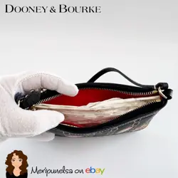 Dooney & Burke Disney Disney Parks Charms Print Tinker Bell Wristlet NWT - Image 4