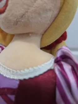 Rapunzel Plush Soft Doll Disney Store Princess Tangled Flower Rare 18” - Image 3