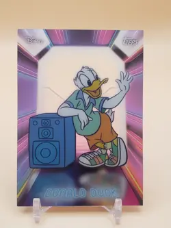 2026 Topps Disney Neon Donald Duck Illuminated Lights Insert SP #NPL-20 Acetate - Image 1