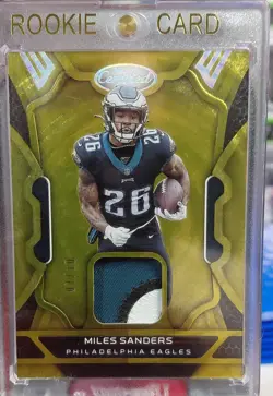 2022 Panini Certified - Materials Miles Sanders #MM-MS Mirror Gold Etch /10... - Image 1