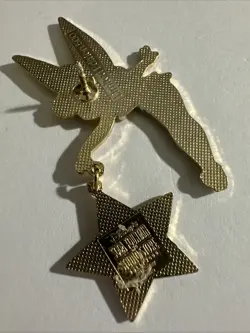 Disney Tinker Bell PTD Pin Traders Delight DSF Hollywood Star Dangle LE (C9) - Image 2