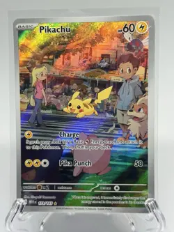 Pikachu Illustration Rare 173/165 Scarlet & Violet 151 Pokemon TCG NM - Image 1