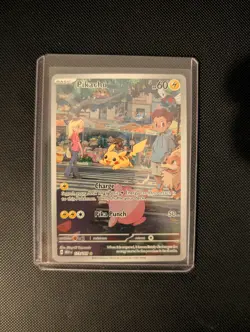 Pokemon Pikachu TCG 173/165 IR Scarlet & Violet 151 Card Illustration Rare NM - Image 3