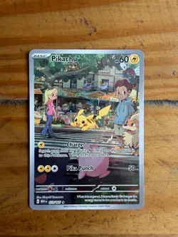 Pokemon TCG Pikachu Scarlet Violet-151 173/165 Holo Illustration Rare - Image 1