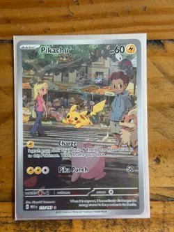 Pokemon TCG Pikachu Scarlet Violet-151 173/165 Holo Illustration Rare - Image 3