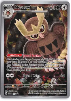 Noctowl 141 Holo Promo Scarlet & Violet Promo Pokemon NM - Image 1