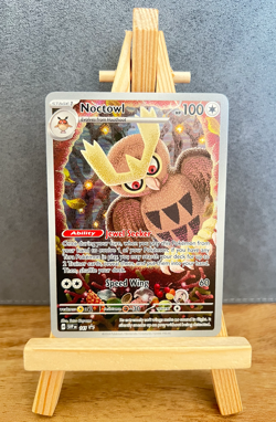 Pokemon TCG Promo Card Noctowl 141 Sv: Scarlet & Violet Holo Near Mint English - Image 1