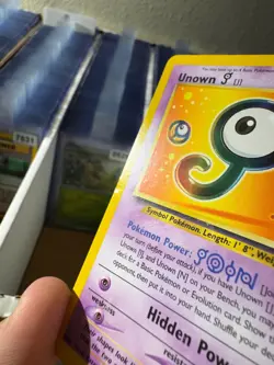 Unown [J] 38 WOTC Black Star Promo Pokemon Card - Image 3