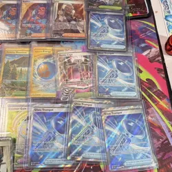 Pokemon TCG Scarlet & Violet 42-Card Holo Full Art Trainer/Energy Lot - Image 2