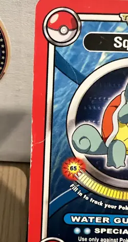 SQUIRTLE Pokemon Card TCG Thinkchip Battle Stadium DMG - Image 3